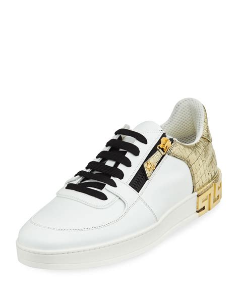 versace mens black sneakers|versace tribute sneakers.